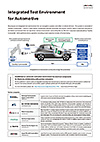 QC Integrated Test Environment for Automotive pamphlet